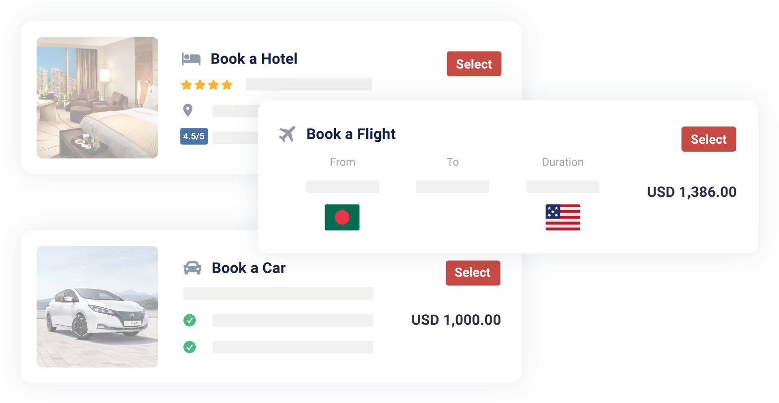 Search Flights, Hotels, Cars & more