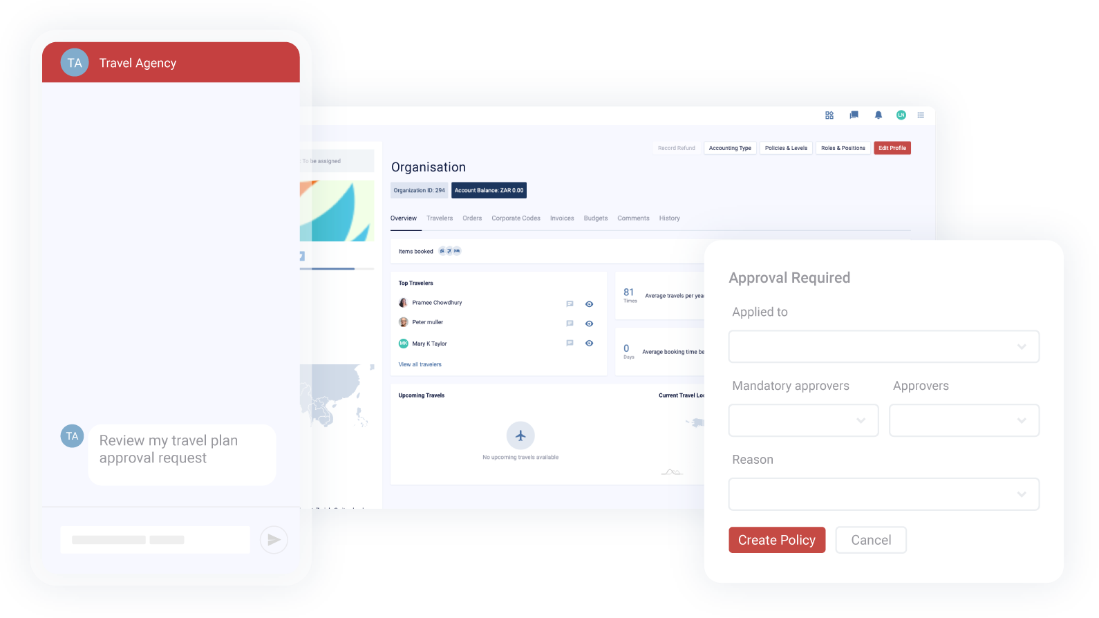 Integrated Travel Approval Workflow