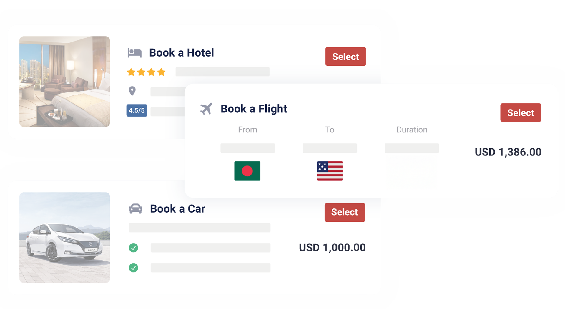 Search Flights, Hotels, Cars & more