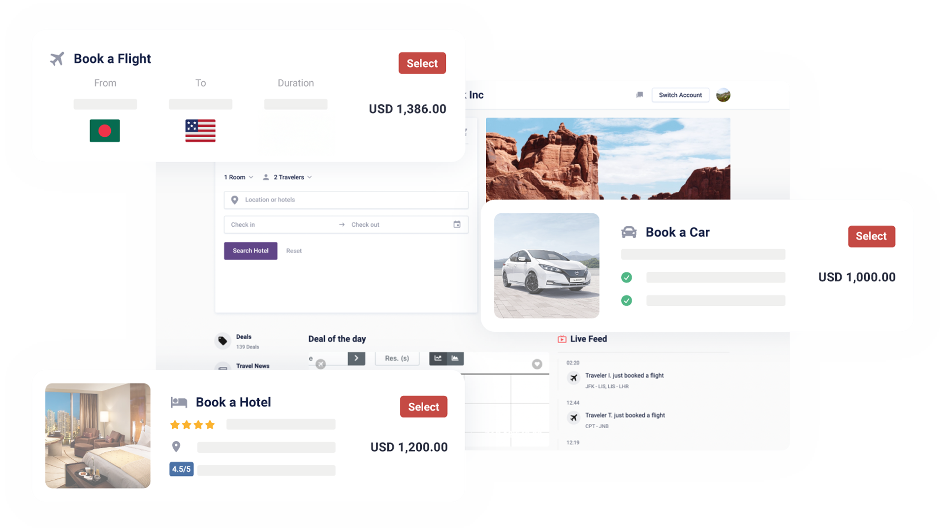 Limitless Searches & Booking 